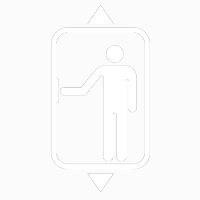 person in lift icon
